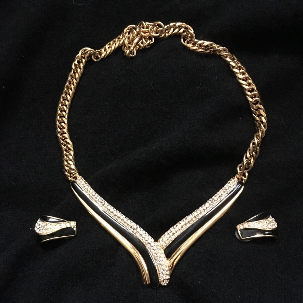Vintage “Monet” Necklace, with earrings